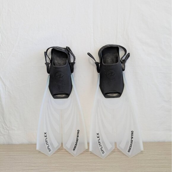 U.S. Divers Splitflex “Nature’s Wings” Split Fins Size Large (10-13) Adjustable - Picture 2 of 3
